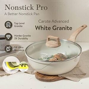 Carote Advanced White Granite Nonstick Pan
